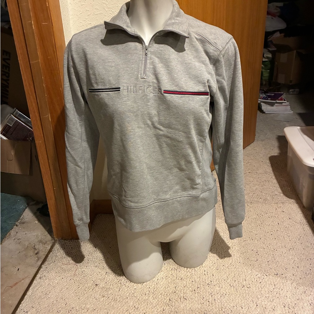 Tommy Hilfiger Gray Long Sleeve Pullover